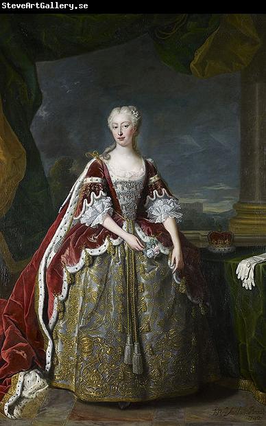 Jean Baptiste van Loo Princess Augusta of Saxe Gotha